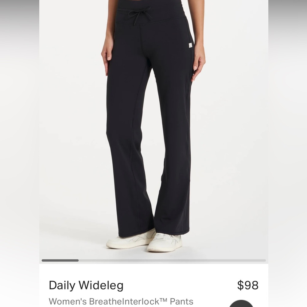 Vuori Daily Wide leg size small